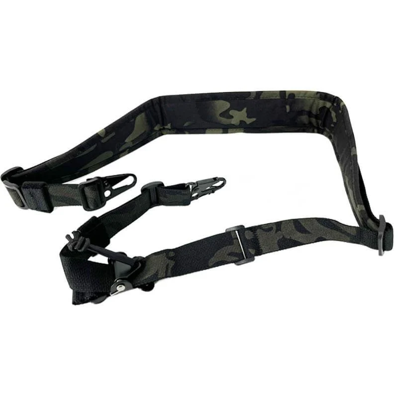 Correa Táctica 2 Puntos Sixmm SP2 Gun Sling Estilo Multicam Black
