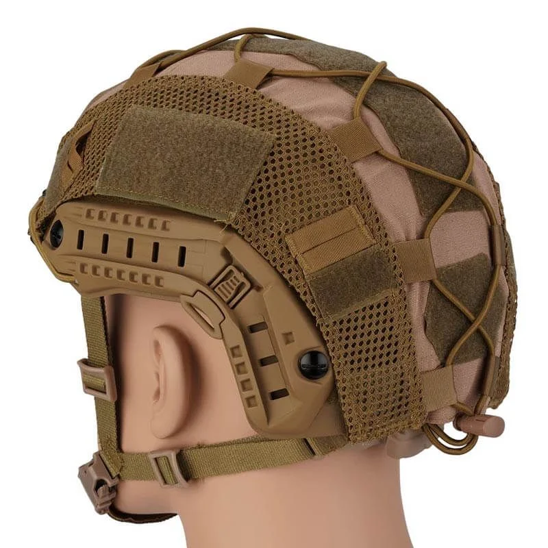 Cubrecasco Fast Velcro Cygnus Armory Helmet Cover Coyote