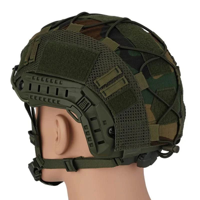Cubrecasco Fast Velcro Cygnus Armory Helmet Cover Woodland