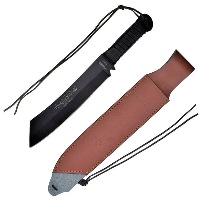 Cuchillo de Caza Rambo IV 29cm RM-H4 con Funda