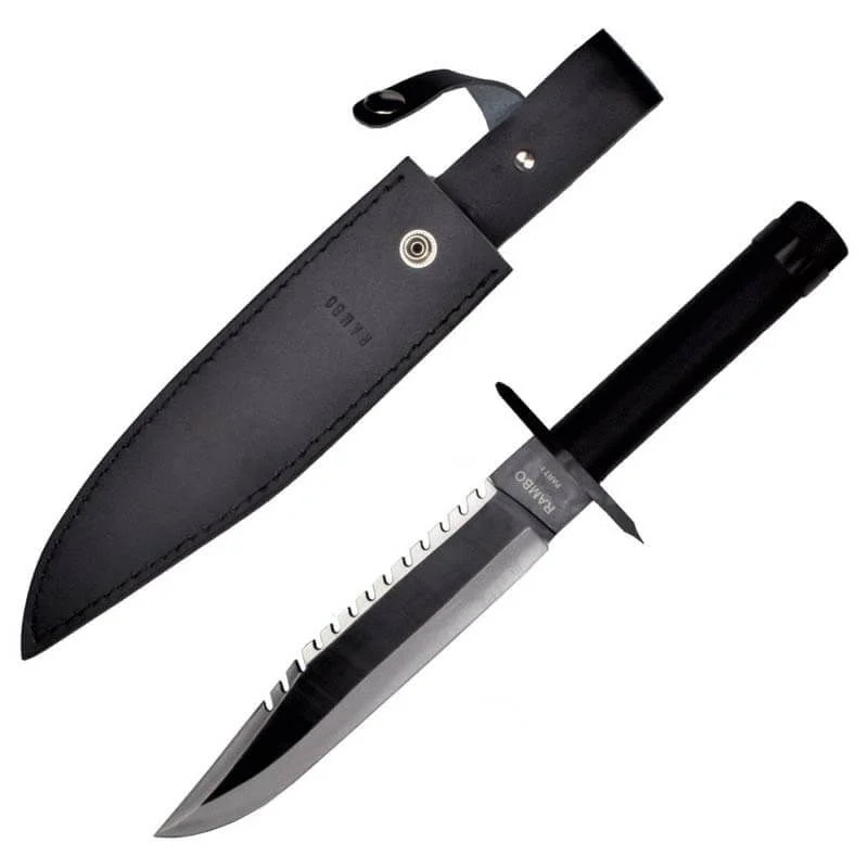Cuchillo de Caza Rambo I 22.5cm RM-H1 con Funda