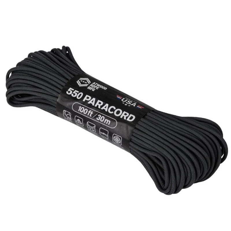 Cuerda Multiusos Helikon-Tex Paracord 550 Negra