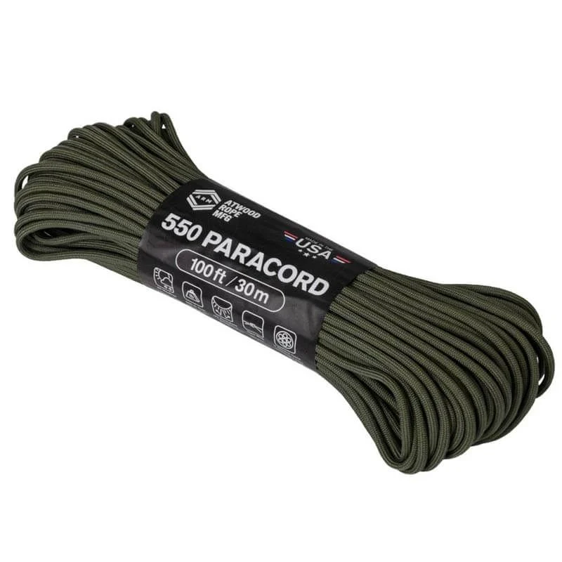 Cuerda Multiusos Helikon-Tex Paracord 550 Verde OD