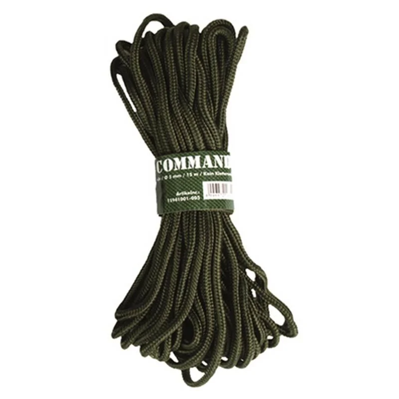 Cuerda Multiusos Mil-Tec Commando Rope 15m verde od