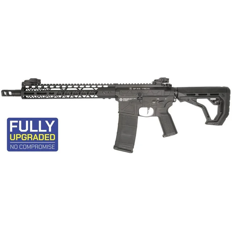 Réplica AEG M4 Delta Armory Freya DA-GP-FRY-A21 R15 Skeleton GEN.2 M-Lok 13″ Eagle Negra
