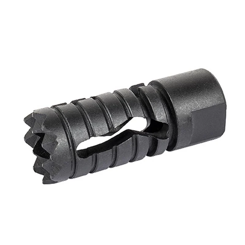 Externo Bocacha Evolution CNC Steel Medieval Long Flash Hider Negra