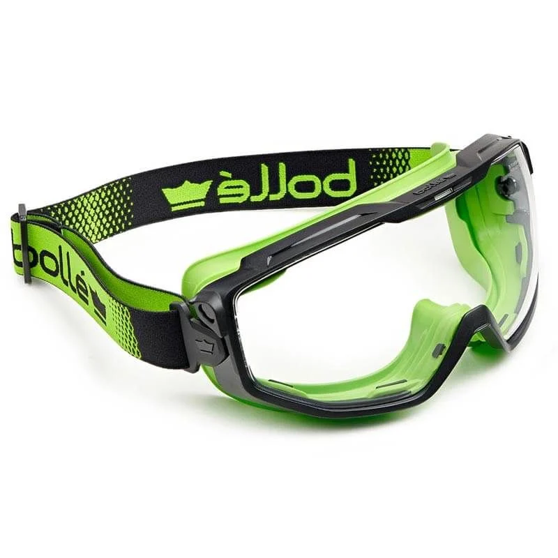 Gafas Pantalla Bolle Universal Pc 11w Transparentes Negro/Verde