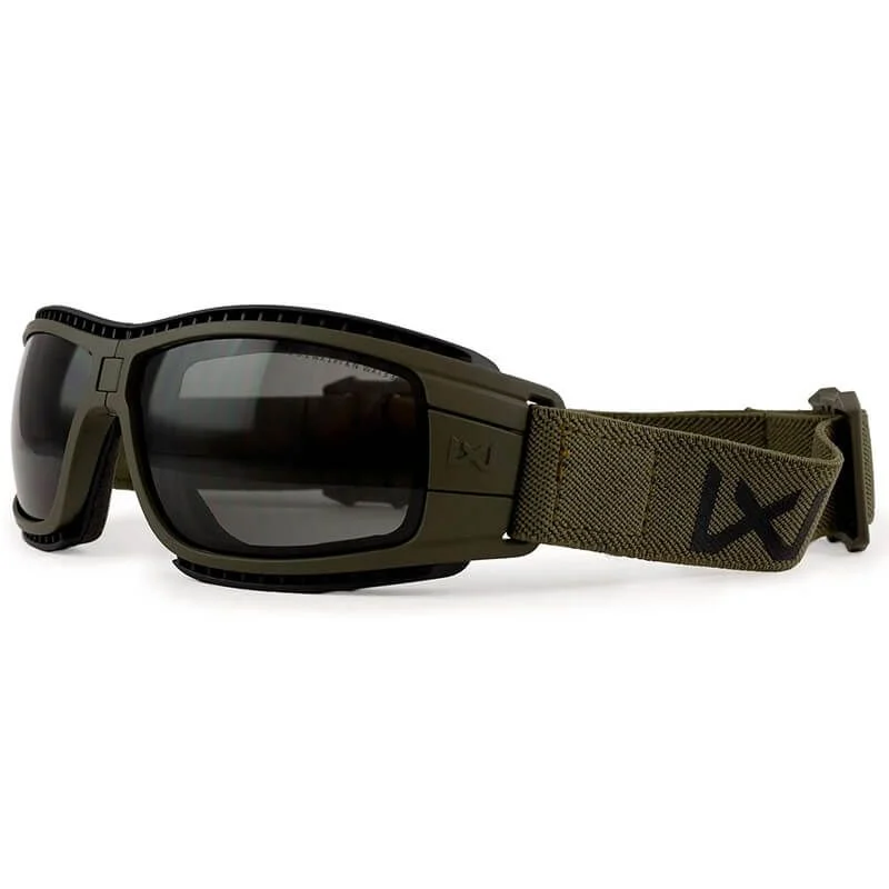 Gafas Wiley X Lynx 2 Lentes (Ahumado/Transparente) Verde OD