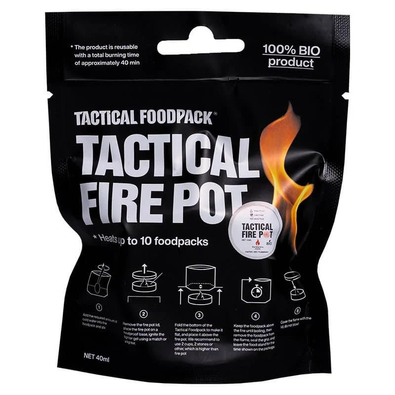 Gel para Encender Fuego Tactical Foodpack Fire Pot Reutilizable