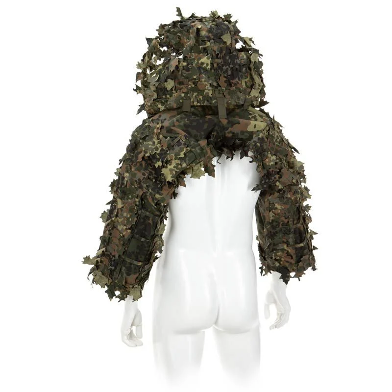 Ghillie Invader Gear Sniper Bolero Leaf Flecktarn (Con Hojas)