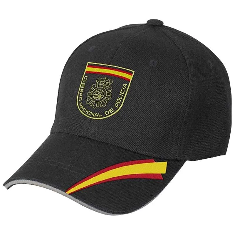 Gorra Beisbol Barbaric Policia Nacional Negra