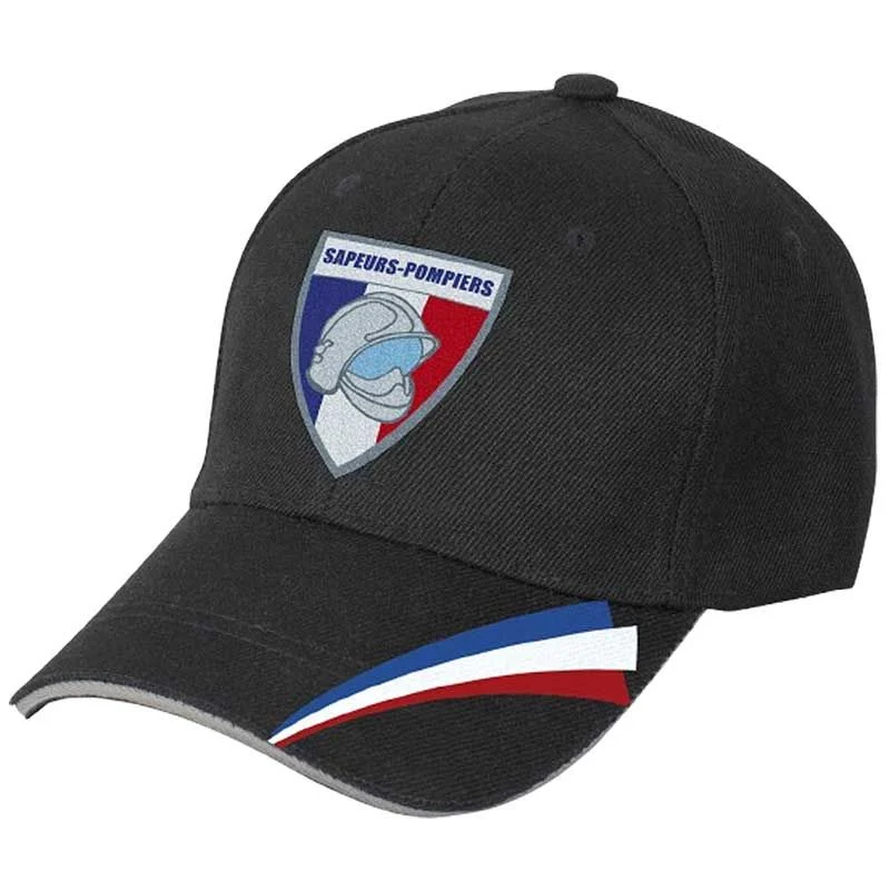 Gorra Beisbol Barbaric Pompiers Negra