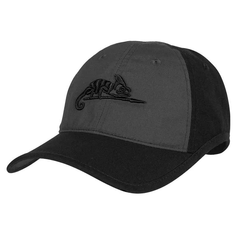Gorra Beisbol Helikon-Tex con Logotipo Negra/Shadow Grey