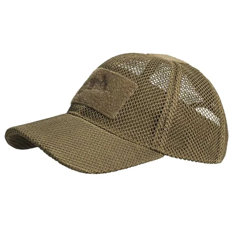 Gorra Beisbol Velcro Helikon-Tex Mesh Cap Coyote