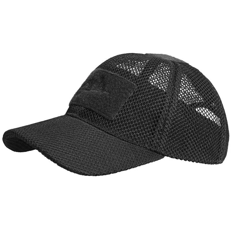Gorra Beisbol Velcro Helikon-Tex Mesh Cap Negra