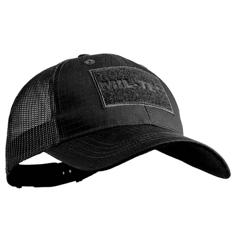 Gorra Beisbol Velcro Mil-Tec Trucker Cap Negra