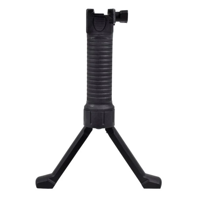 Externo Grip RIS Bipode Big Dragon Vertical Foregrip with Bipod Negro