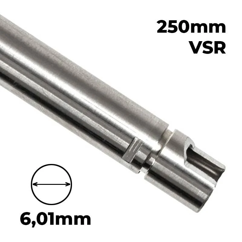 Interno Cañón Precisión VSR 6.01 250mm Lambda One GBB for Tokyo Marui MWS