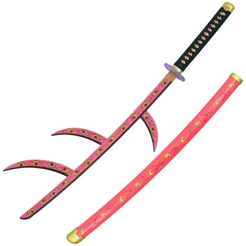 Katana Ornamental Estilo Kimetsu No Yaiba ZS665-3WD (Hoja de Bambu)