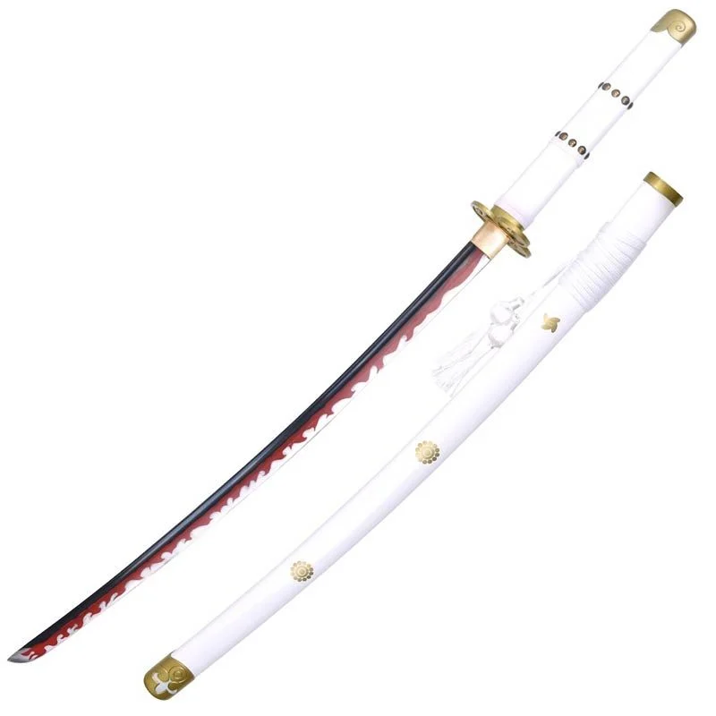 Katana Ornamental Estilo One Piece Zs661w-Sg (Hecha a Mano)