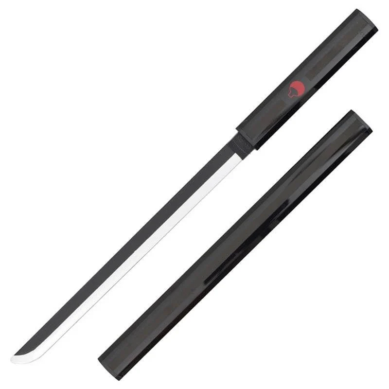 Katana Ornamental Mini Estilo Naruto Zs502bkmi-Wd (Hoja de Bambu) (Con Soporte)