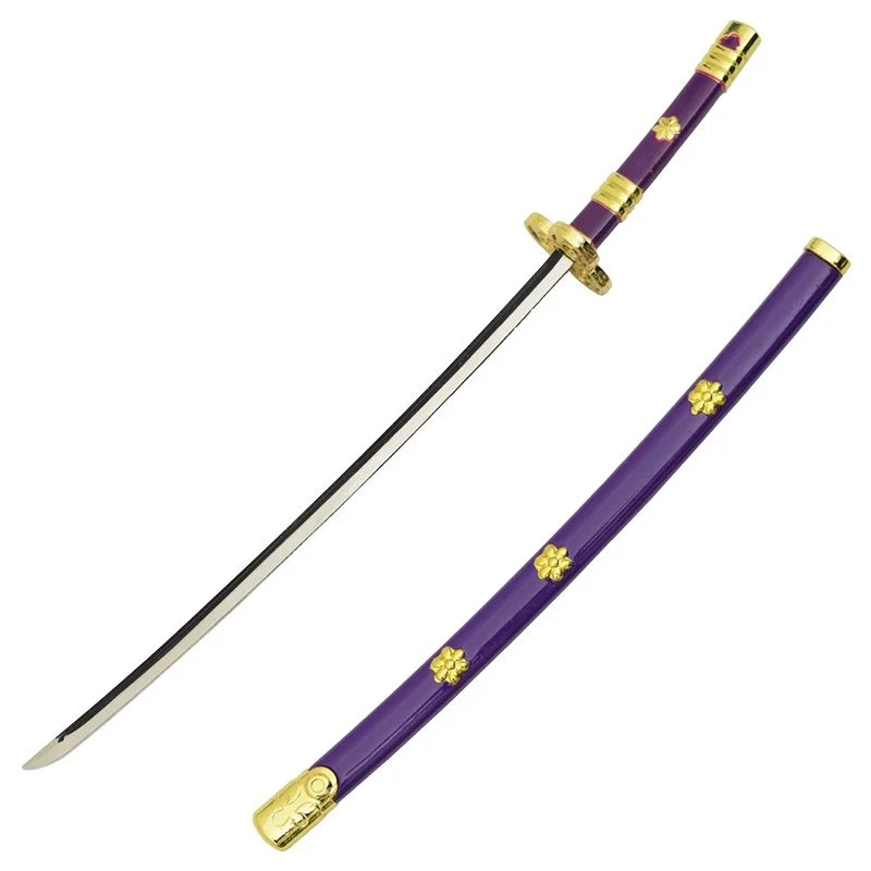 Katana Ornamental Mini Estilo One Piece Zskey8 (Con Soporte)
