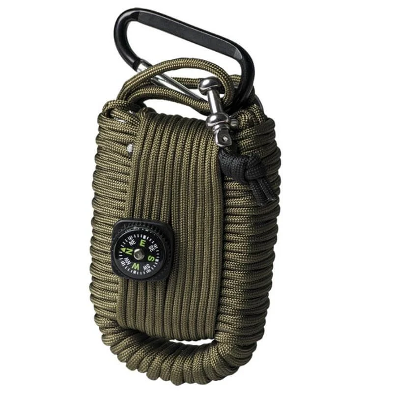 KIT de Supervivencia Mil-Tec Paracord Survival KIT Large Verde OD