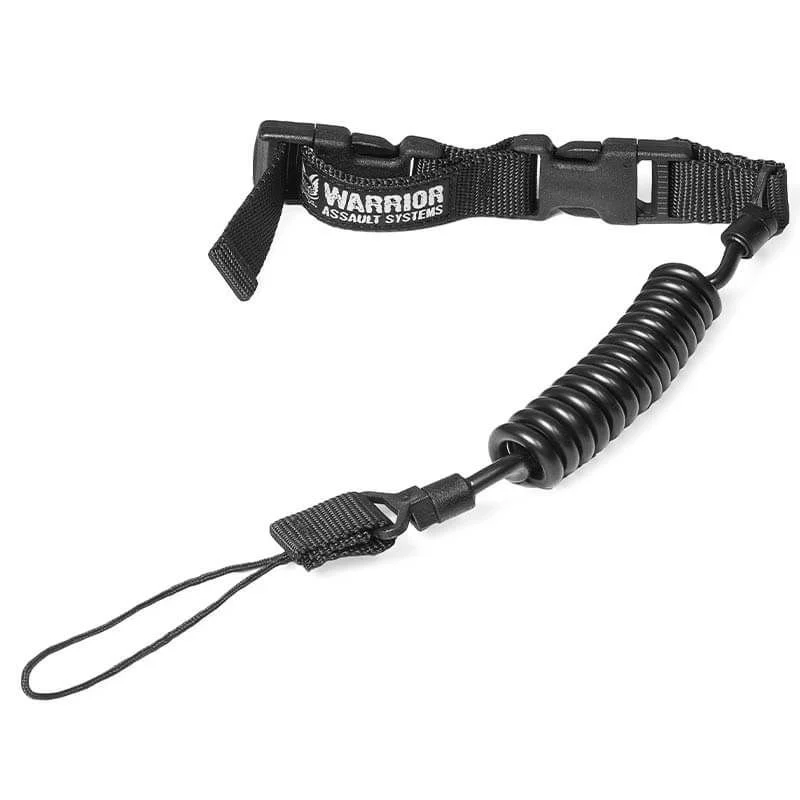 Correa Táctica Lanyard Pistola Warrior Assault Antiperdida Negro