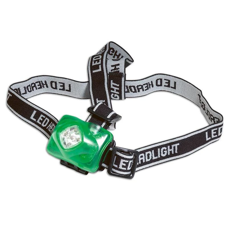 Linterna de Cabeza OEM 5 Leds Verde