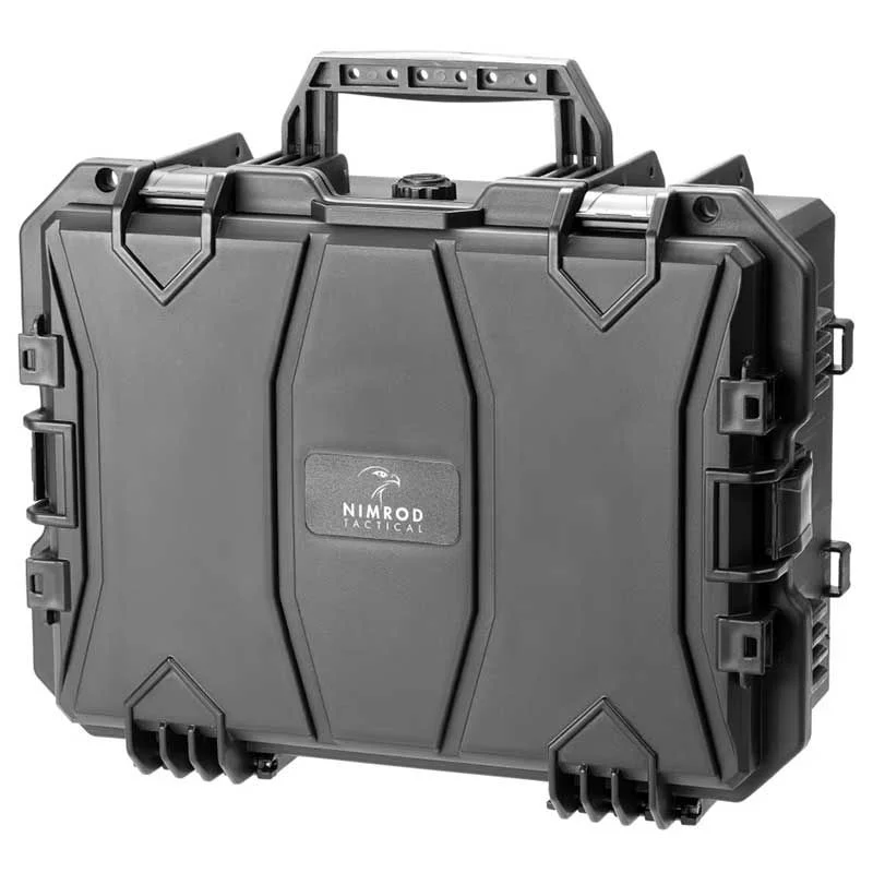 Maleta Rígida Porta Pistola Nimrod Multi-Pistol Polymer Case 46cm Negro