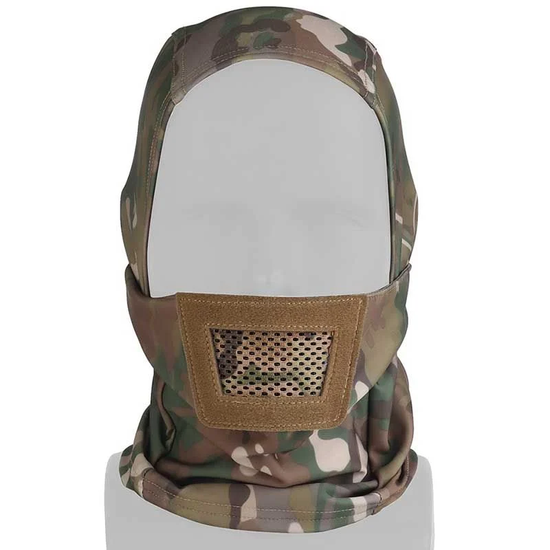 Mascara Protección Balaclava Wosport Knight Headgear Estilo Multicam