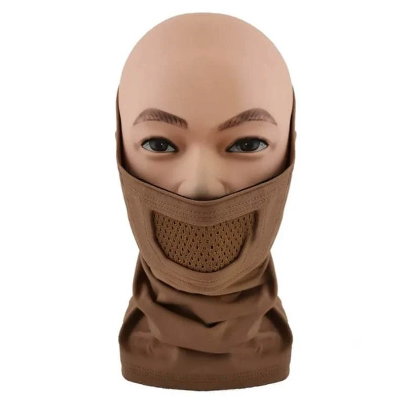 Mascara Protección Balaclava Cygnus Armory Face Warrior Plus Coyote