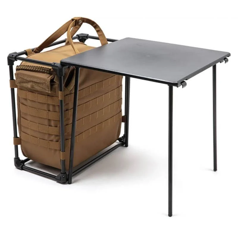 Mesa de Camping Plegable Wosport Folding Touring Table Negra/Coyote