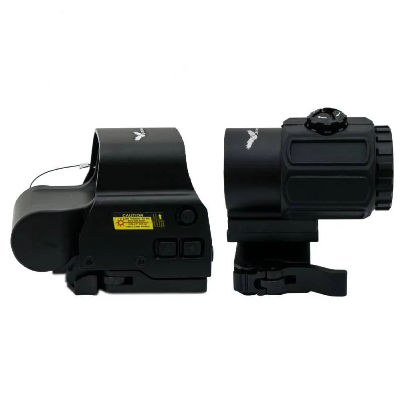 Mira Holografica Rojo/Verde JS Tactical JS-G43558 con Magnificador 3x Negro