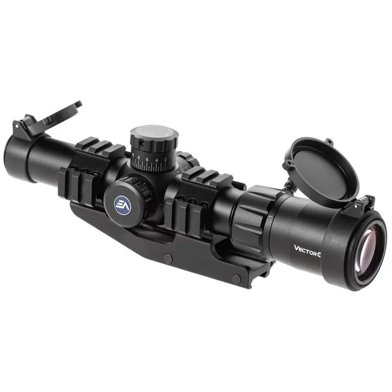 Mira Visor 1-4X24 Vector Optics Mustang Ffp Scope Negra