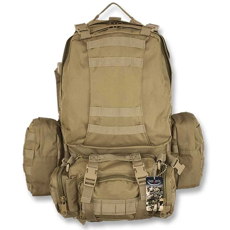 Mochila Táctica Molle Barbaric 34881-Co 50l Coyote