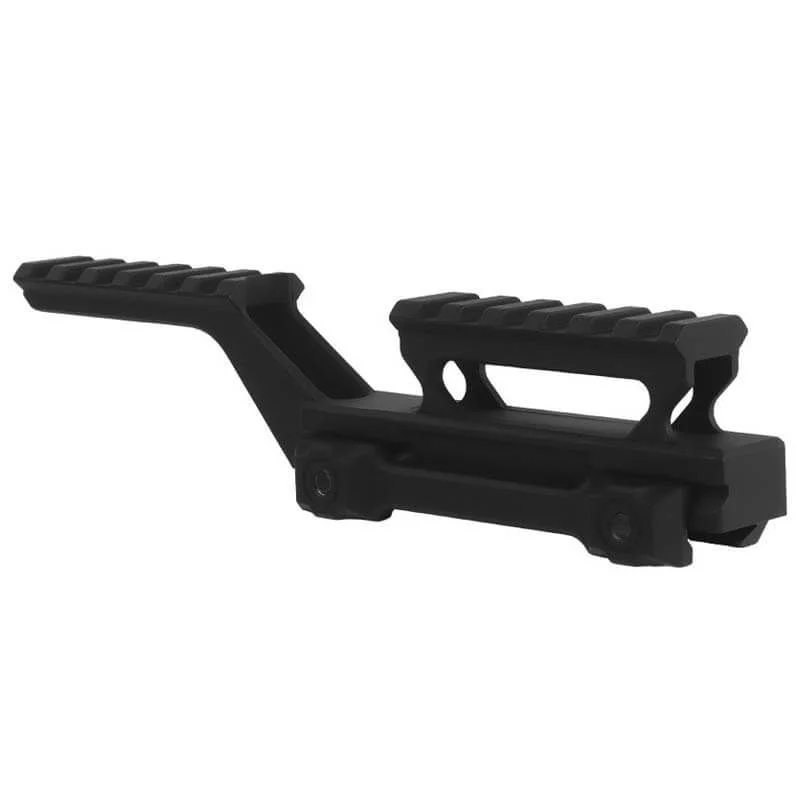 Externo Montura RIS Estilo Hydra Wosport 2x6 Slot Negra
