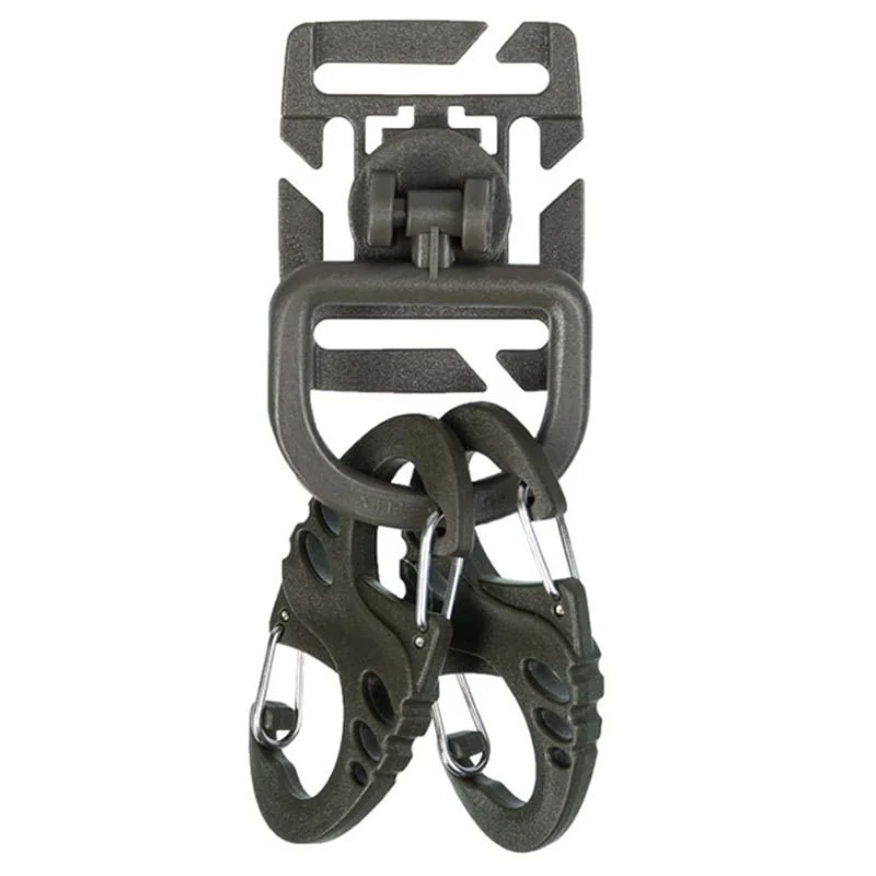 Mosquetón C/ Hebilla Molle Mil-Tec Tactical SET Ultimate Verde OD