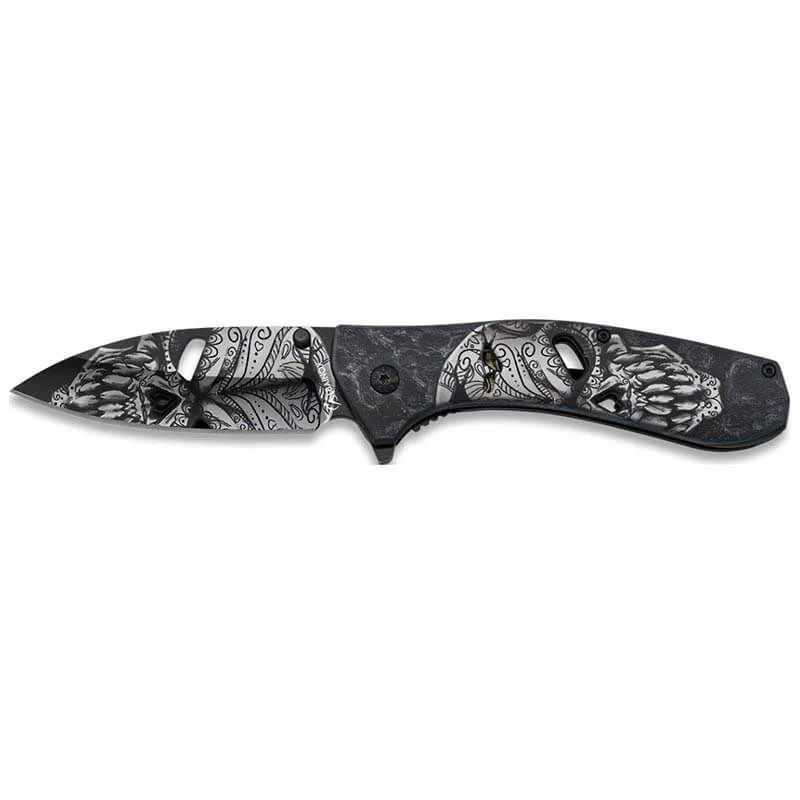 Navaja Táctica Albainox 18477 3d Calavera 9cm
