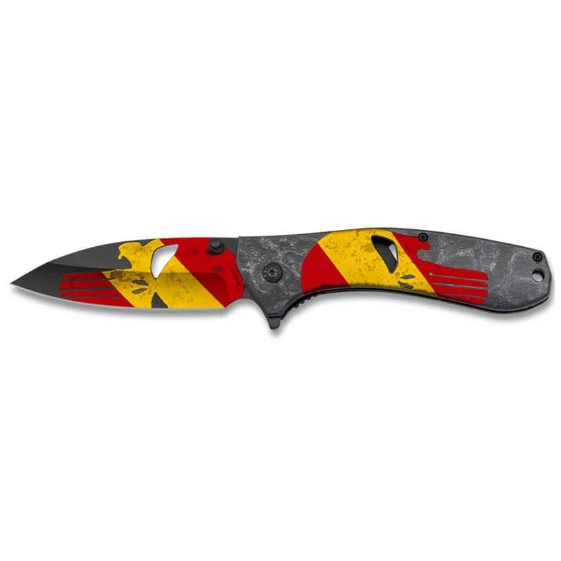 Navaja Táctica Albainox 18699 3d Calavera España 9cm