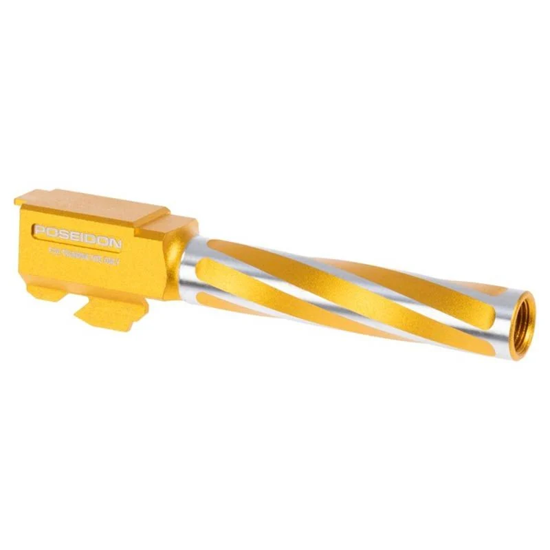 Externo Pistola Cañón Externo Poseidon Tsunami Estriado Dorado