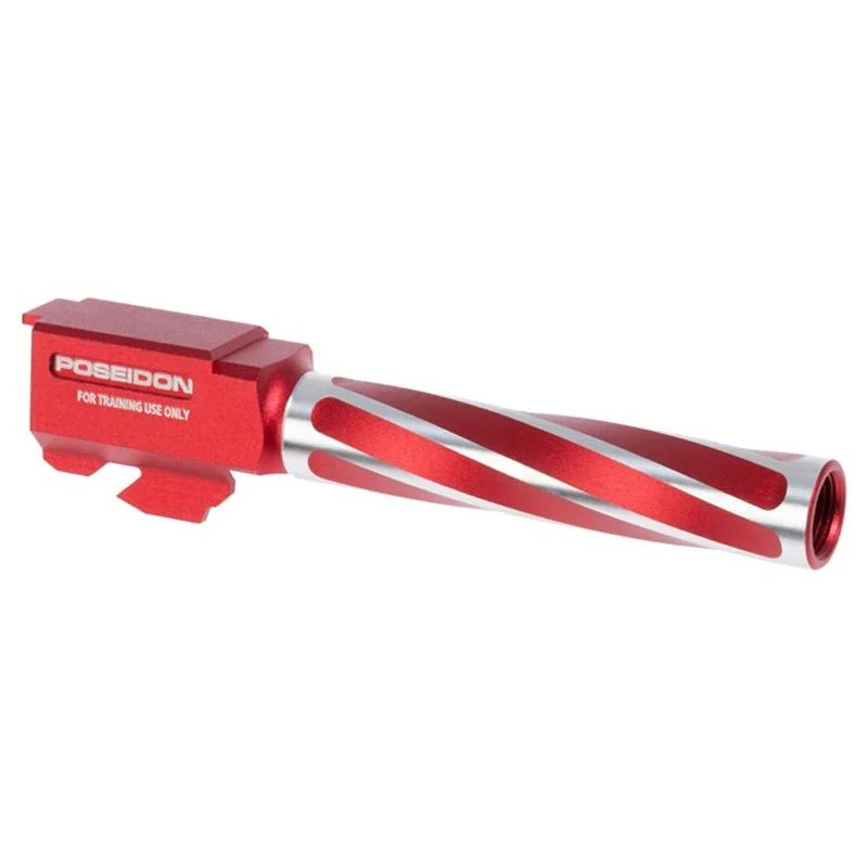 Externo Pistola Cañón Externo Poseidon Tsunami Estriado Rojo