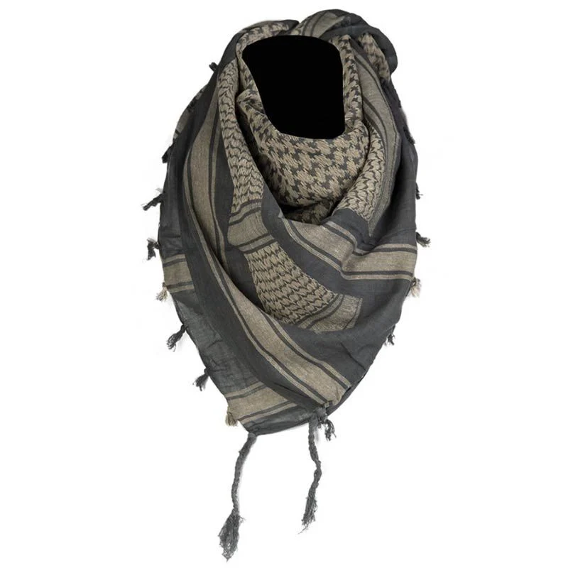 Pañuelo Táctico Mil-Tec Palestino Shemagh Negro/Verde FG