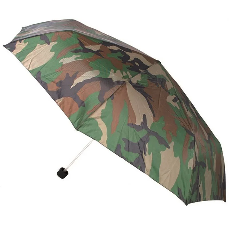 Paraguas Plegable Mil-Tec con Funda Woodland