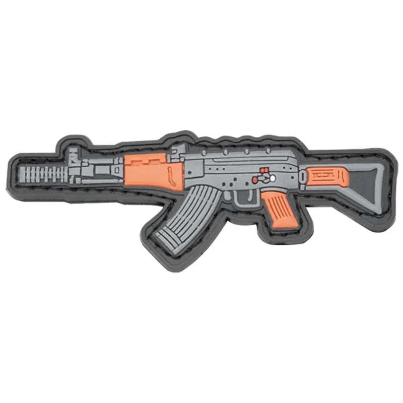 Parche Goma Relieve Barbaric AK 08227 Negro