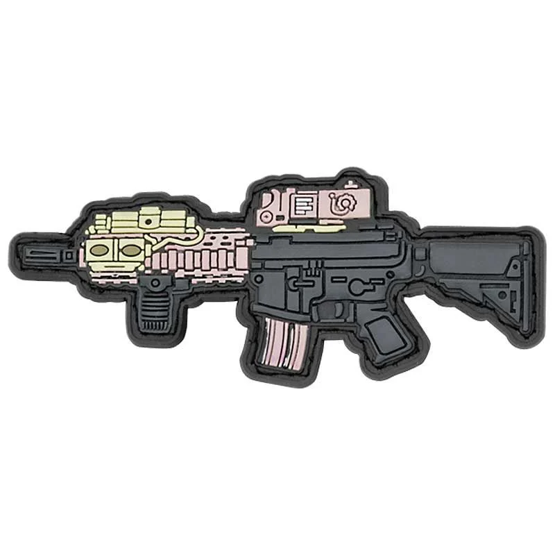 PARCHE_GOMA_RELIEVE_BARBARIC_M4_08228_NEGRO-TAN_01_1.webp Parche Goma Relieve Barbaric M4 08228 Negro/Tan