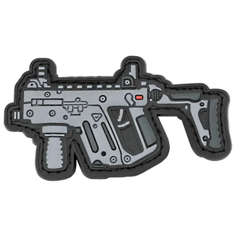 Parche Goma Relieve Barbaric Vector 08230 Negro