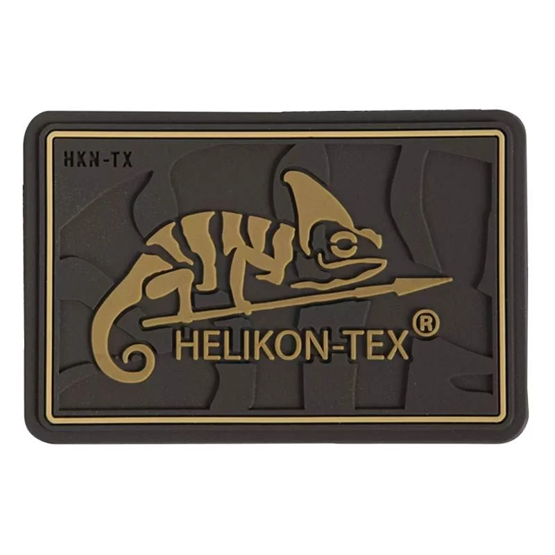 Parche Goma Relieve Helikon-Tex Logo Patch Coyote