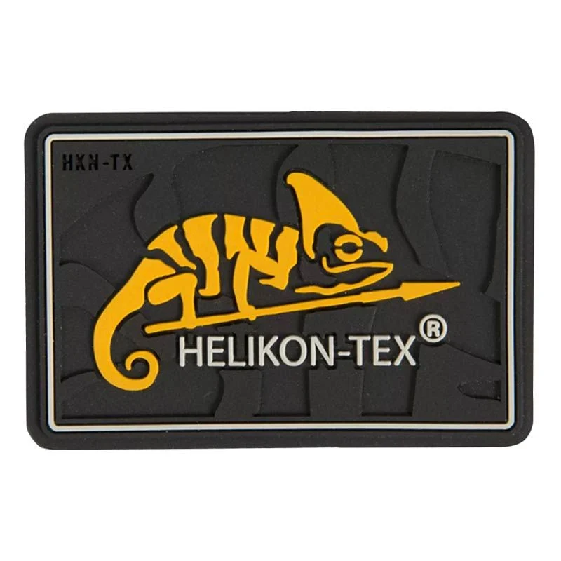 Parche Goma Relieve Helikon-Tex Logo Patch Negro
