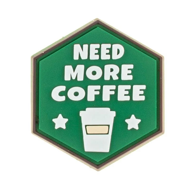 Parche Goma Relieve Sentinel Gears Need More Coffee